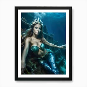 Mermaid-Reimagined 19 Art Print