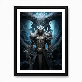 Dark Lord Of The Rings 1 Art Print