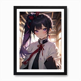 Demon Slayer Kanao Tsuyuri (39) Art Print