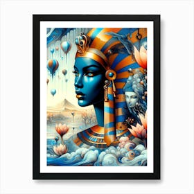 Cleopatra Portrait Artwork 201 Art Print