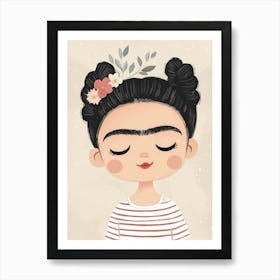 Frida Kahlo, Nursery Wall Art for Kids Art Print