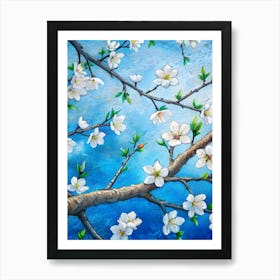 Blossoming Cherry Tree 2 Art Print