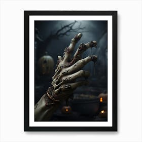 Zombie Hand 2 Art Print