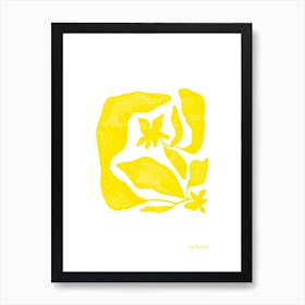 Spring Yellow Flowers 2 Art Print