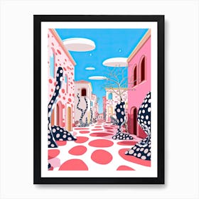 Viareggio, Italy, Illustration In The Style Of Pop Art 3 Art Print