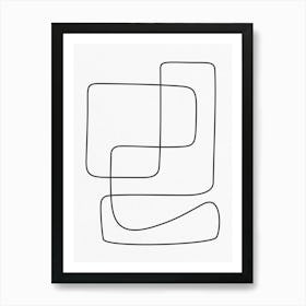 Abstract Line - 01 Art Print