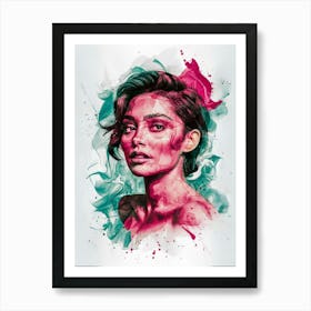 Portrait Of A Woman 1 Art Print