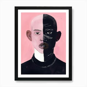 Portrait Of A Black Man 4 Art Print