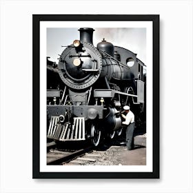 The Old Railroad Reimagined 5 Art Print