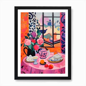 Pink Fauvist Symphony Art Print