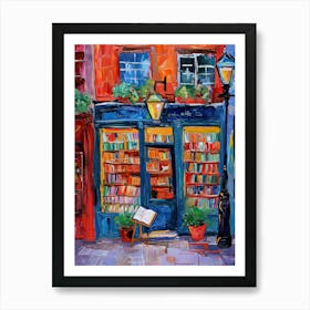 London Book Nook Bookshop 3 Art Print