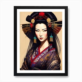 Geisha 24 Art Print