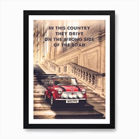 Italian Job Movie Art Print