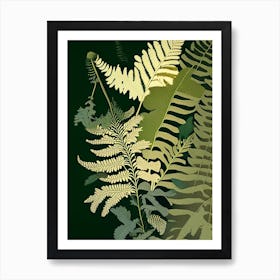 Southern Maidenhair Fern Rousseau Inspired Art Print