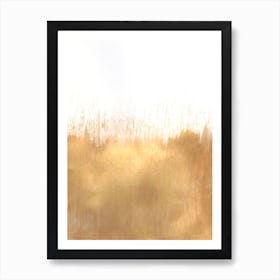 Brushed Gold Art Print