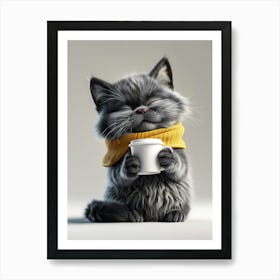 Cute Cat 6 Art Print