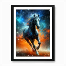 Creative Horse Beauty Illustration Nr 65 Art Print