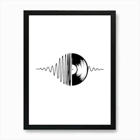 Vinyl Record Icon Arctic Monkeys Art Print