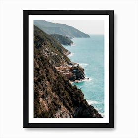 Vernazza From Above Cinque Terre Italy Art Print