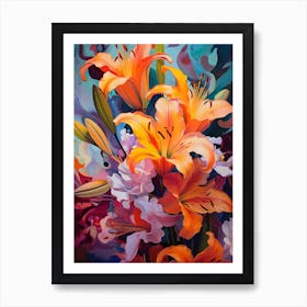 Tiger Lily Garden Art Print