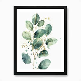 Eucalyptus Branch Art Print