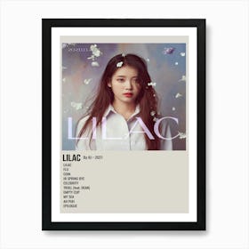 Lilac By Iu 2021 Poster 4 Art Print