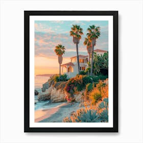 California Dreaming - Laguna Sunset Art Print