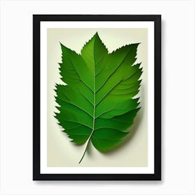 Elm Leaf Vibrant Inspired 1 Art Print