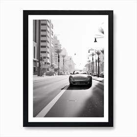 Dubai, United Arab Emirates, Black And White Old Photo 4 Art Print