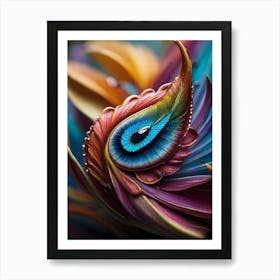 Peacock Feather Art Print