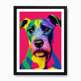 Irish Terrier Andy Warhol Style Dog Art Print