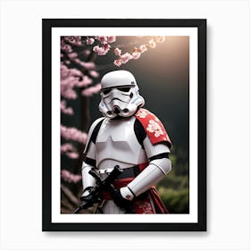 Stormtroopers Wearing Samurai Kimono (7) Art Print