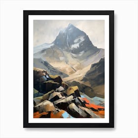 Scafell England 7 Mountain Painting Art Print