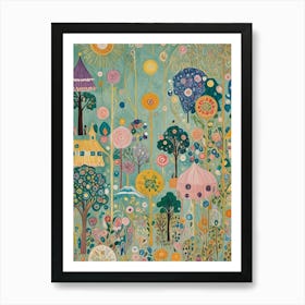 Whimsical Garden Art Print