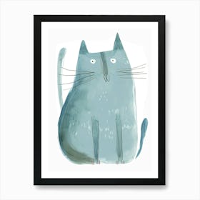 Ragapur Cat Clipart Illustration 6 Art Print