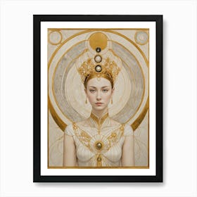 The Golden Woman Art Print