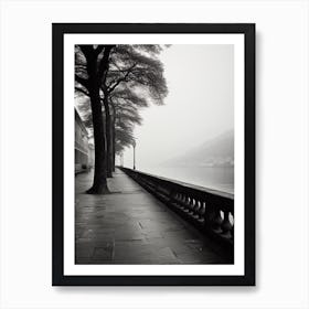 Como, Italy,  Black And White Analogue Photography  4 Art Print