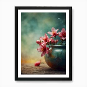 Flowers In A Vase 38 Art Print