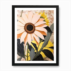 Flower Illustration Sunflower 4 Art Print