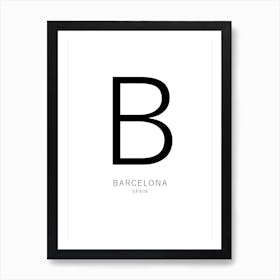 Barcelona Spain Art Print