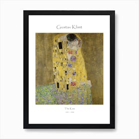 The Kiss by Gustav Klimt (1907-1908) Art Print