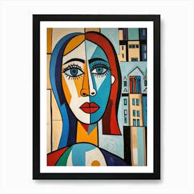 Face Of A Woman Art Print