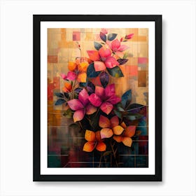 Abstract Floral Painting 2 Art Print