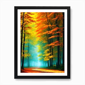 Autumn Forest 77 Art Print