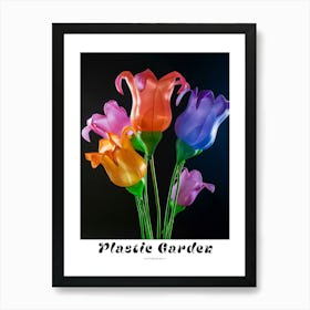 Bright Inflatable Flowers Poster Canterbury Bells 1 Art Print