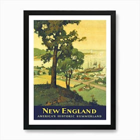 New England, America's Historic Summerland Art Print