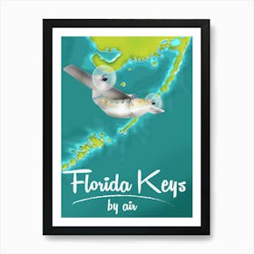 Florida Keys by air 1 Art Print