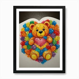 Teddy Bear 6 Art Print