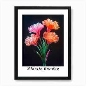 Bright Inflatable Flowers Poster Carnations 5 Art Print