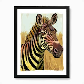 Zebra 30 Art Print